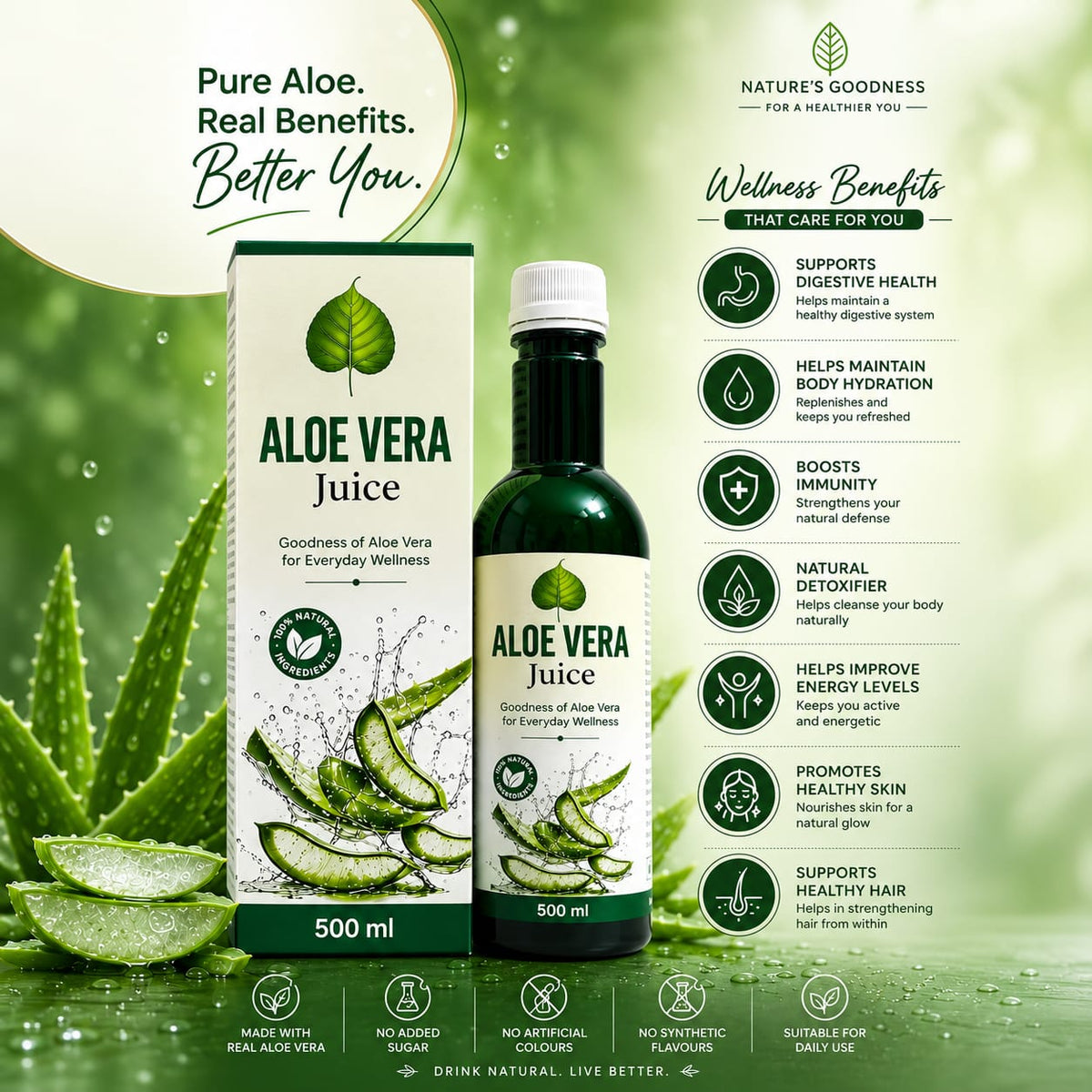 Aloe vera juice 500 ml